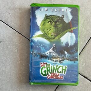 Dr. Seuss' How the Grinch Stole Christmas VHS - Green Cover